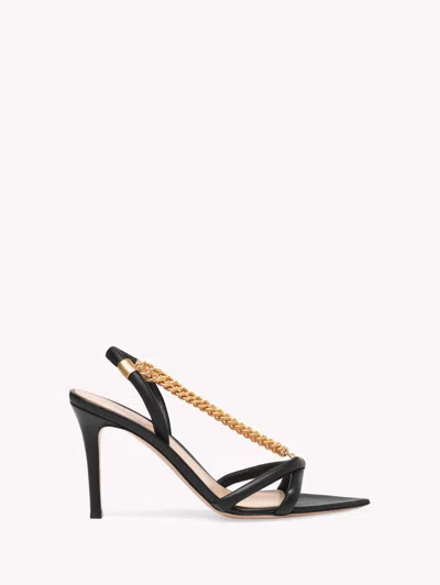 Gianvito Rossi Nappa Heels In Black Leather