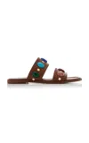 Gianvito Rossi Leather Sandals Women In Brown