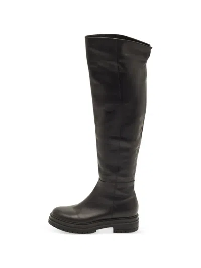 Pre-owned Gianvito Rossi Moka Knee-length Boots In Black