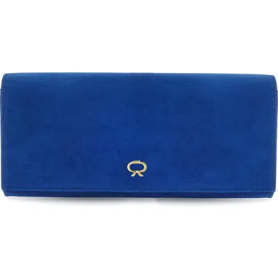 Gianvito Rossi Monica Clutch Bag In Blue