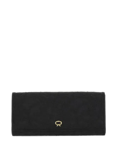 Gianvito Rossi Monica Clutch In Black