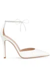 Gianvito Rossi Women's Montecarlo D'orsay Ankle Pump In White