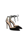 Gianvito Rossi Freya 105 Suede Pump In Black