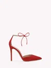 Gianvito Rossi Montecarlo D'orsay 105mm Pumps In Red