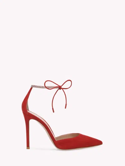 Gianvito Rossi Montecarlo D'orsay In Red