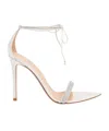Gianvito Rossi Montecarlo Crystal-embellished Suede And Satin Sandals