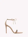 Gianvito Rossi Montecarlo 105mm Suede Sandals In Praline Pink Suede
