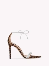 Gianvito Rossi Montecarlo Sandals In Brown Leather