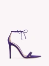 Gianvito Rossi Montecarlo 105mm Suede Sandals In Purple