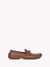 Gianvito Rossi Monza Braid-trimmed Leather Loafers In Brown