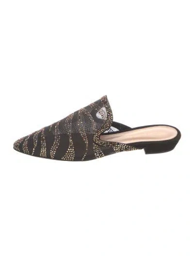 Pre-owned Gianvito Rossi Mules In Brown