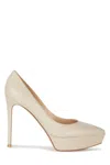 Gianvito Rossi 115mm Dasha Leather Platform Pumps In Mous