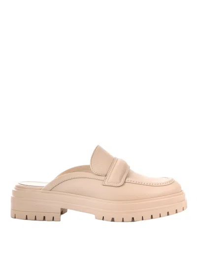 Gianvito Rossi Mules In Sand