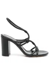 Gianvito Rossi 85mm Strappy Block Heel Sandals