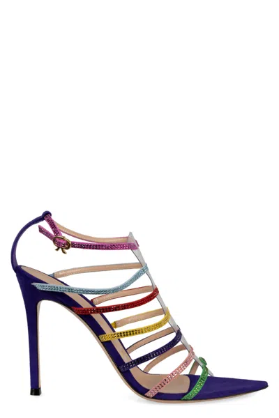 Gianvito Rossi Multicolor Pointed Toe Heels