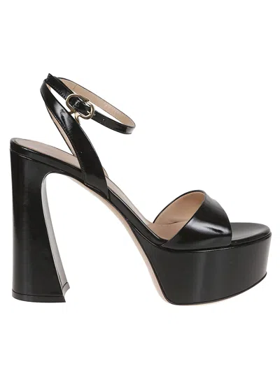 Gianvito Rossi Nancy Nuit Sandal In Nero Black