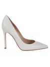 Gianvito Rossi Leather Pumps In Grey
