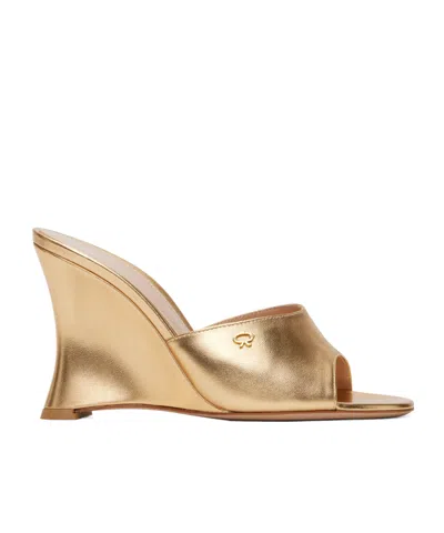 GIANVITO ROSSI NAPPA SILK HIGH HEEL SANDALS