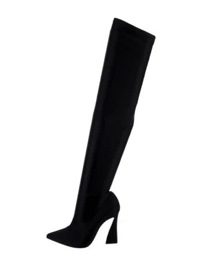 Pre-owned Gianvito Rossi Neoprene Sock Boots In Black