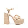 Gianvito Rossi Bebe Quarter Strap Platform Sandal