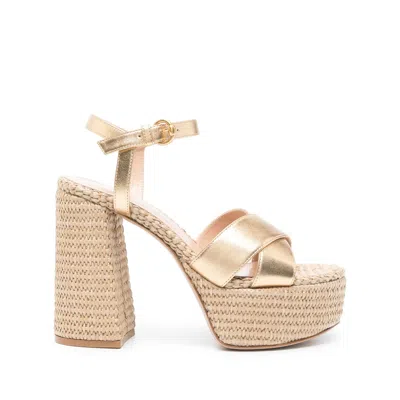 GIANVITO ROSSI NEUTRAL SANDALS