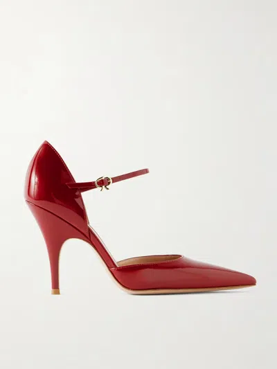 Gianvito Rossi Nuit 95 Patent-leather Pumps In Multi