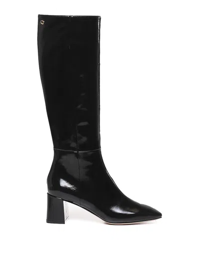 Gianvito Rossi Black Freeda Tall Boots In Negro