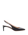 Gianvito Rossi Nuit Heel Sling-back In Black