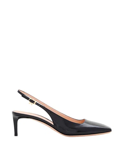 Gianvito Rossi Nuit Heel Sling-back In Black
