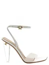 Gianvito Rossi Odyssey 120mm Trasnparent Sandals In White