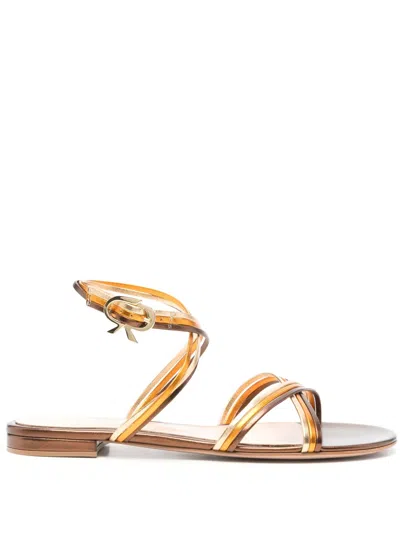 Gianvito Rossi Ombré Sandals In Brown