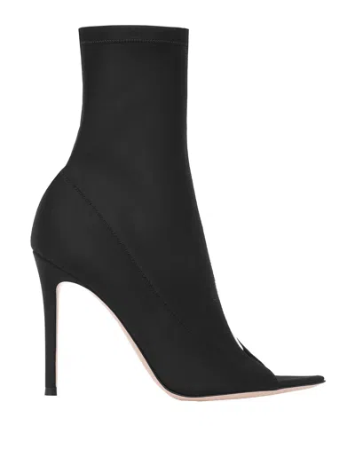 Gianvito Rossi Open Boots In Black