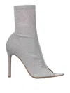 Gianvito Rossi Open Boots In Silver