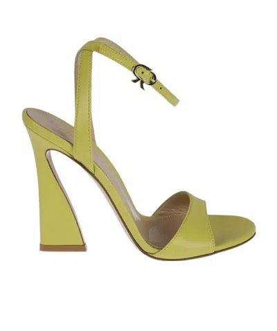 Gianvito Rossi Open-toed Heels In Green