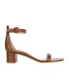 Gianvito Rossi Open-toed High-heeled Sandals In Brown