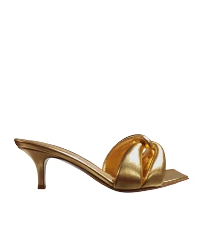 Gianvito Rossi Open-toed High-heeled Sandals In Brown