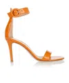 Gianvito Rossi Portofino 105mm Leather Sandals In Orange