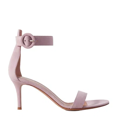 Gianvito Rossi Open-toed High-heeled Sandals In Pink