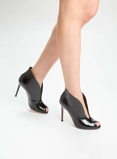 Gianvito Rossi Open-toed High Heels In Black
