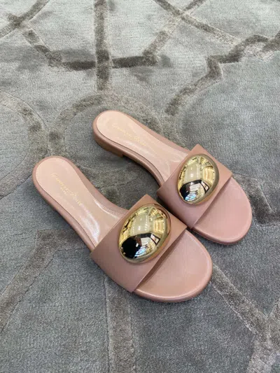 Gianvito Rossi Open-toed Slippers In Pink