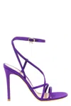 Gianvito Rossi Purple Ankle Strap Heels In Purple