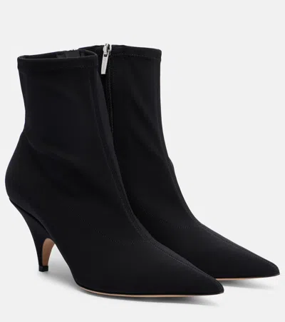 Gianvito Rossi Osaka Canvas Ankle Boots In Multi