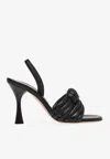 Gianvito Rossi Ottavia 95 Nappa Leather Sandals In Black