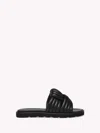 Gianvito Rossi Women's Ottavia Slide Sandals In Black Leather
