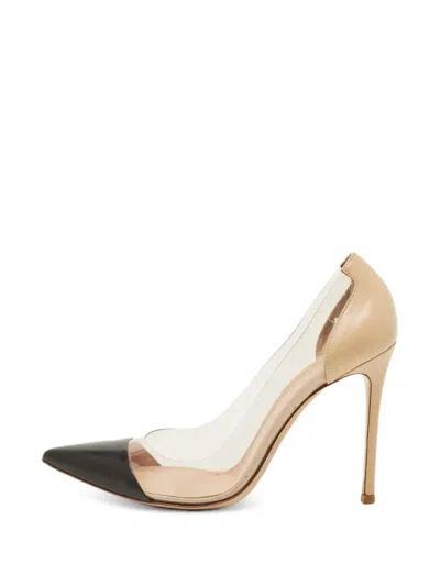 Pre-owned Gianvito Rossi Panelled Pumps In Neutral