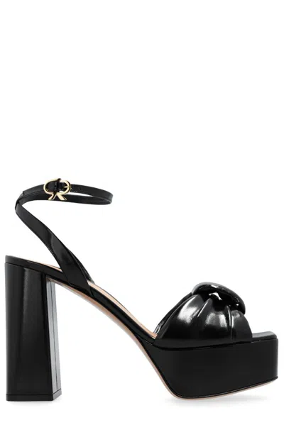 Gianvito Rossi Paradi Platform In Black Nero