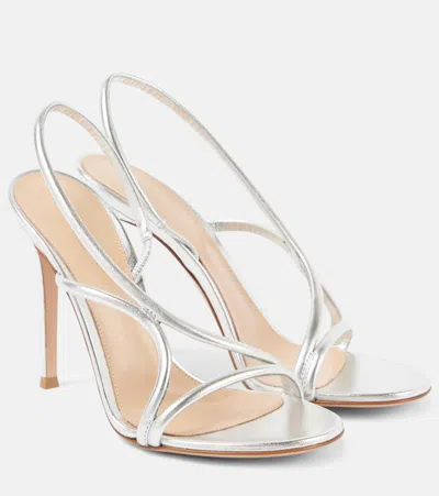 Gianvito Rossi Sandalo "nuit" In Metallic
