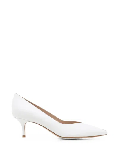 Gianvito Rossi Gianvito 70 Patent-leather Pumps In White