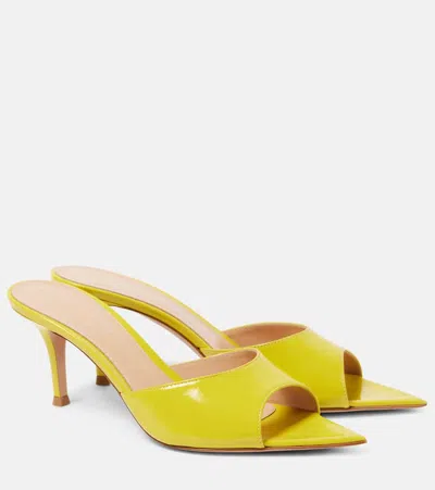 Gianvito Rossi Pat 70 Leather Mules In Sorrento