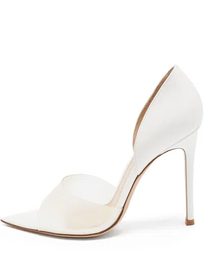 Pre-owned Gianvito Rossi Patent Leather Clear Panel Pumps
